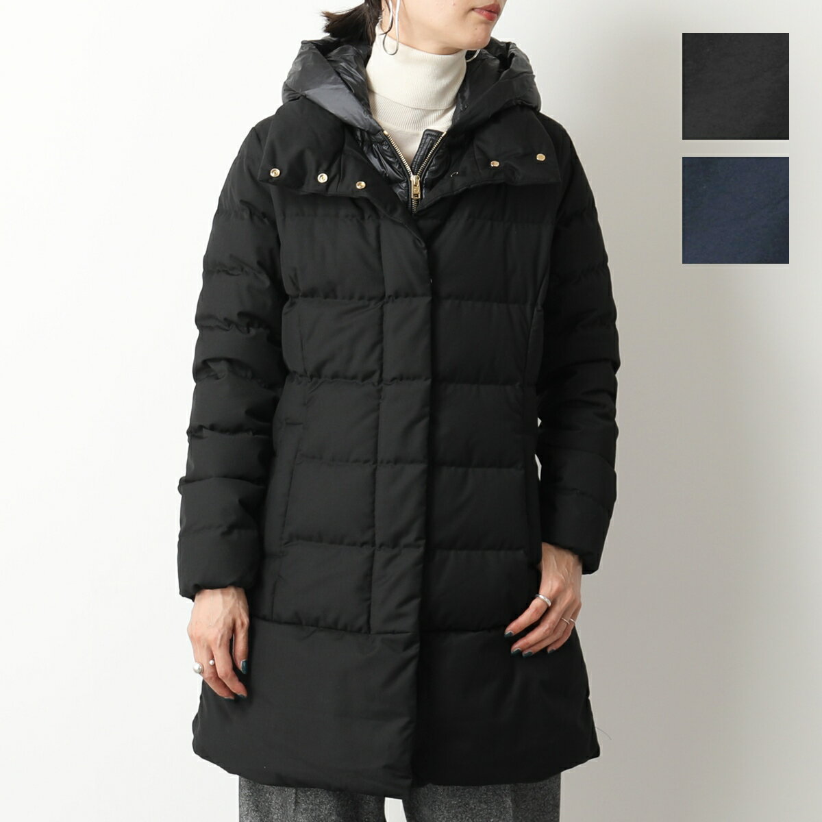 WOOLRICH ウールリッチ ダウンコート LUXE PUFFY PRESCOTT 2IN1 PARKA WWOU0516FR UT2346 レディース フードライナー付き VIRALOFF カラー2色