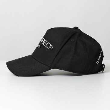 【エントリーでポイント3倍対象!24日23時59まで】DSQUARED2 ディースクエアード BCM0267 05C00001 M063 コットン ベースボールキャップ 帽子 メンズ