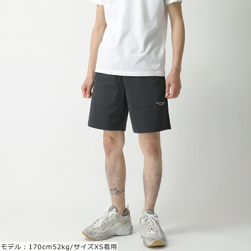 【エントリーでポイント最大12倍！30日21時〜23時59まで】Acne Studios アクネストゥディオズ FN MN SHOR000029 FORT スウェット ハーフパンツ ショートパンツ リバースロゴ コットン BLACK メンズ