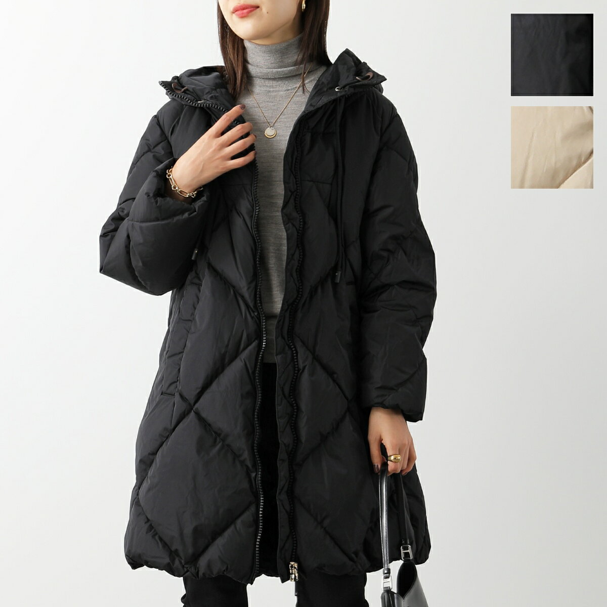 MAX MARA Weekend マックスマーラ ウィークエンド ダウンコート MILORD レディース フード付き ナイロン キルティング カラー2色のサムネイル