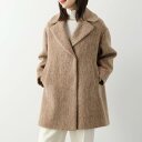 MAX MARA Weekend マックスマーラ ウィークエンド テディコート CARAIBI レディース ウール アルパカ モヘヤ TEDDY BEAR テーラードカラー ワイドラペル 001