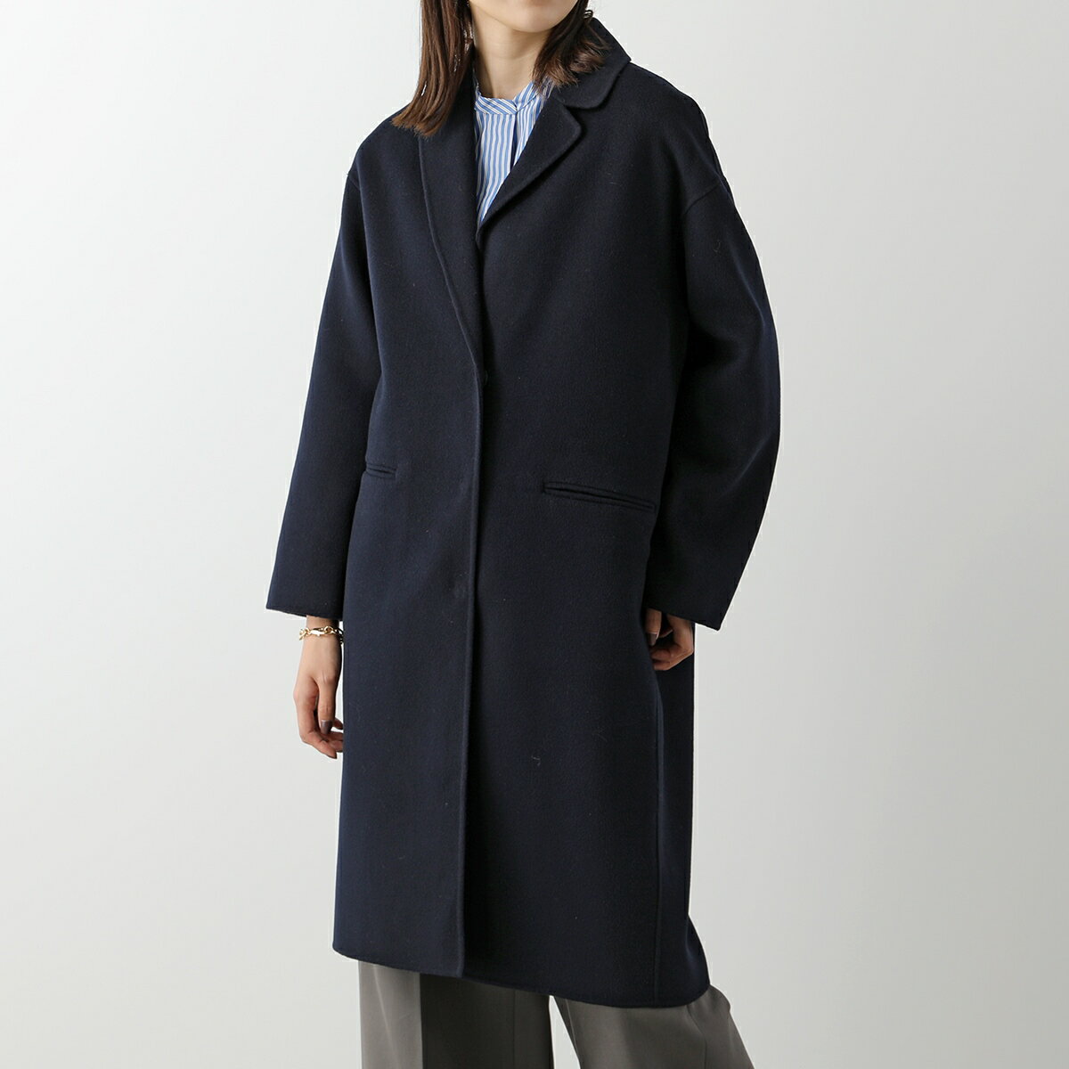 S MAX MARA エス マックスマーラ ロングコート CECILE レディース ウール チェスターコート ブレスト 002のサムネイル