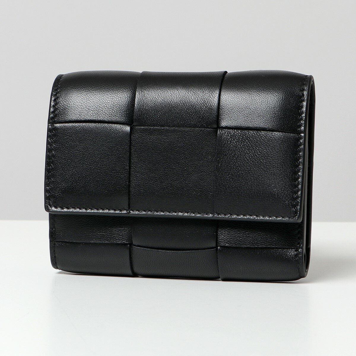 BOTTEGA VENETA ボッテガヴェネタ 財布 651372 VCQC1 レディース レザー 三つ折り スモール ミニ財布 豆財布 マキシイントレ イントレチャート 8425のサムネイル
