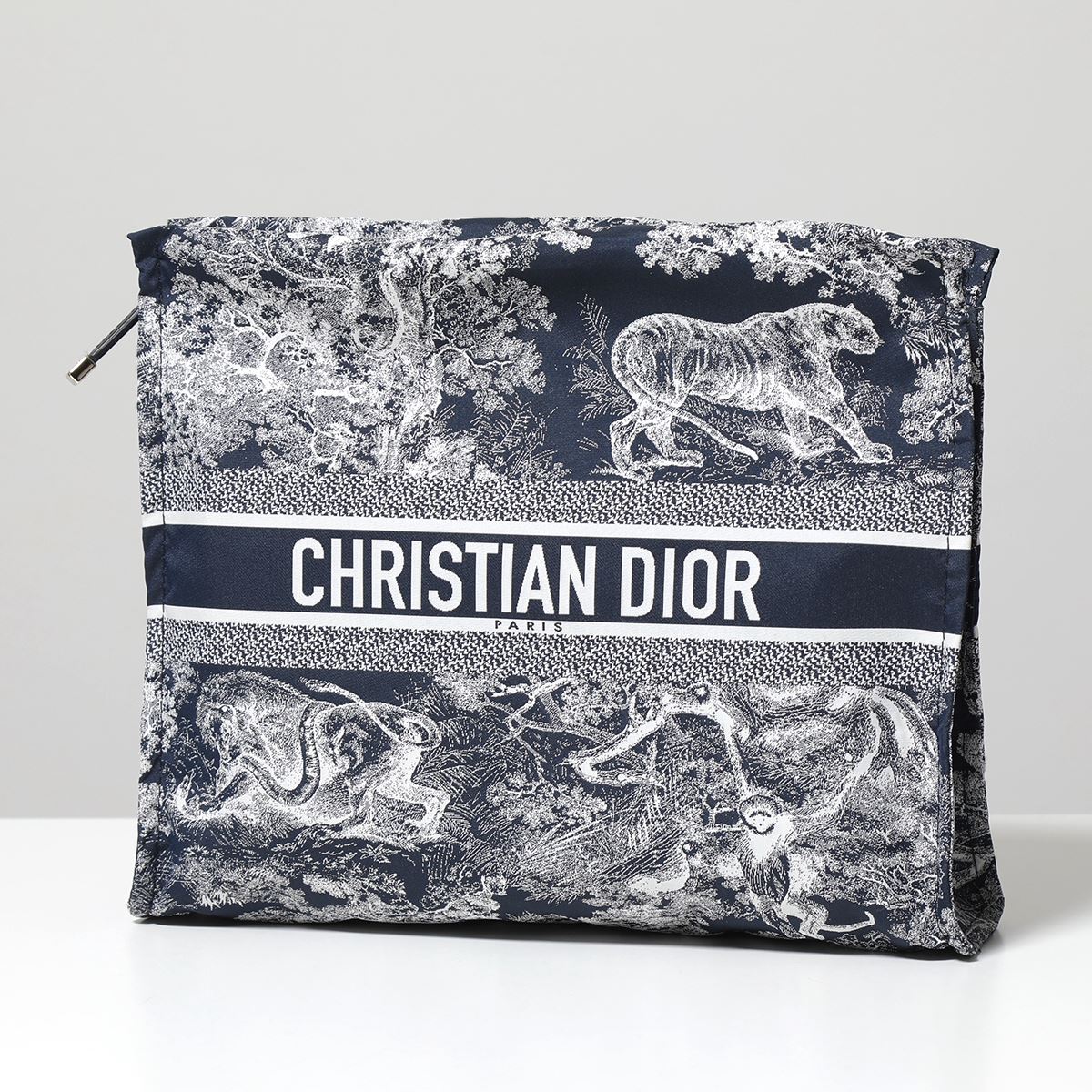 Dior ディオール ポーチ DIORTRAVEL S5566OTEU レディース トラベル ジップポーチ テクニカルファブリック ロゴ 鞄 928/BLEU-MULTICのサムネイル