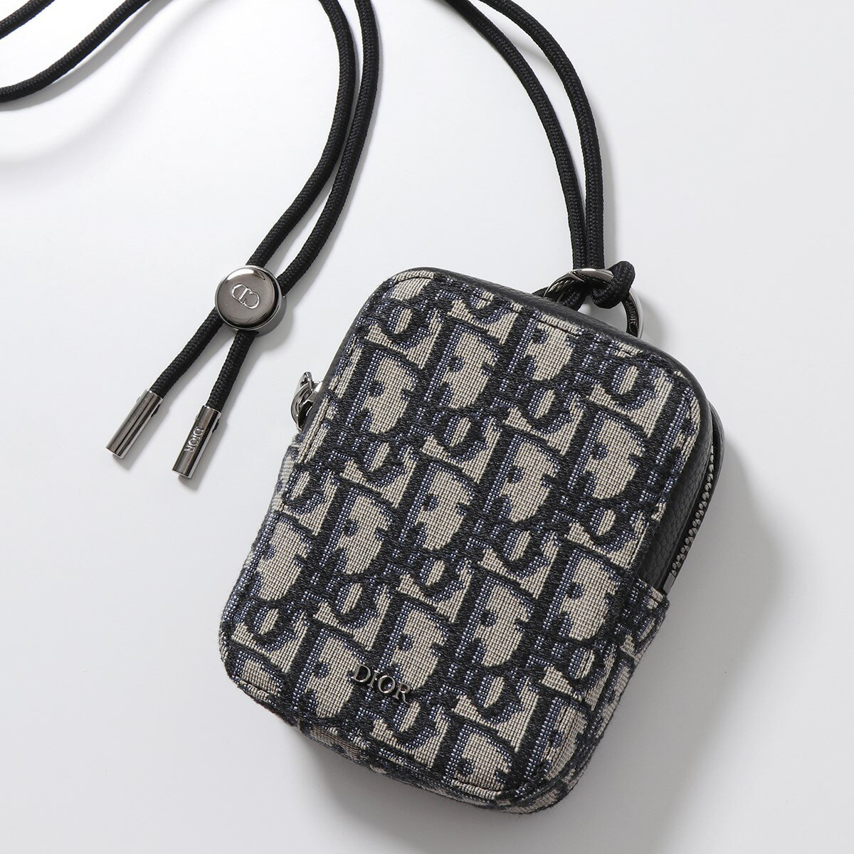 Dior ディオール ポーチ OBLIQUE 2ESBC271YSE メンズ オブリーク D-TOUCH バーティカル NANOポーチ ジャカード ロゴ 鞄 H05E NAVYのサムネイル