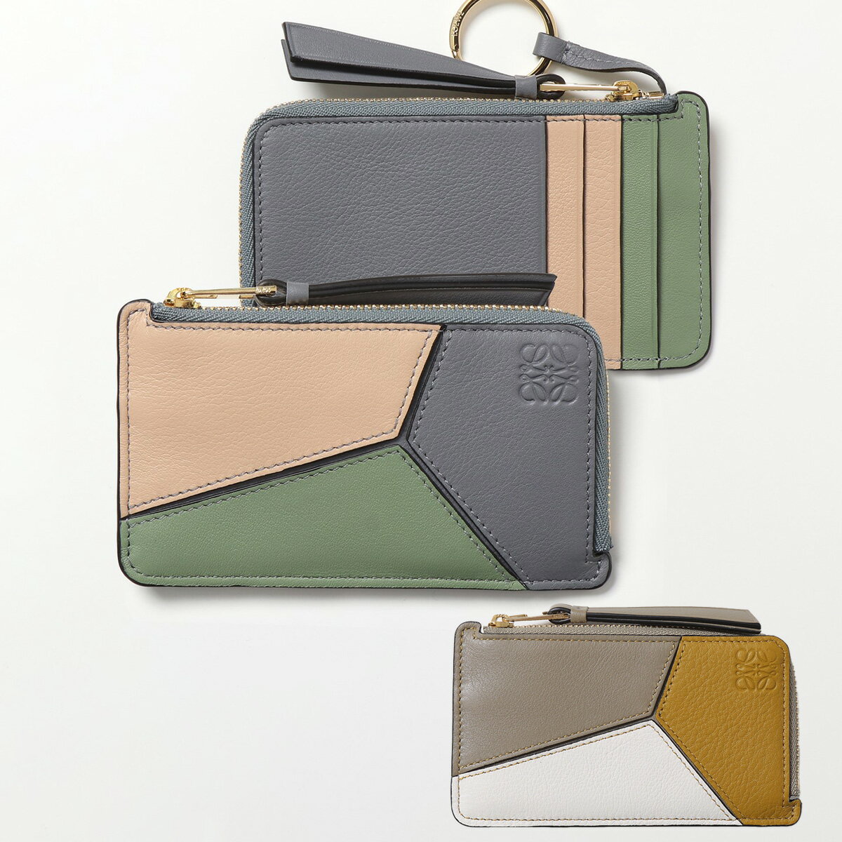 LOEWE ロエベ カードケース コインケース PUZZELE COIN CARDH ASPHALT C510R50X04 レディース フラグメントケース レザー ロゴ カラー2色のサムネイル