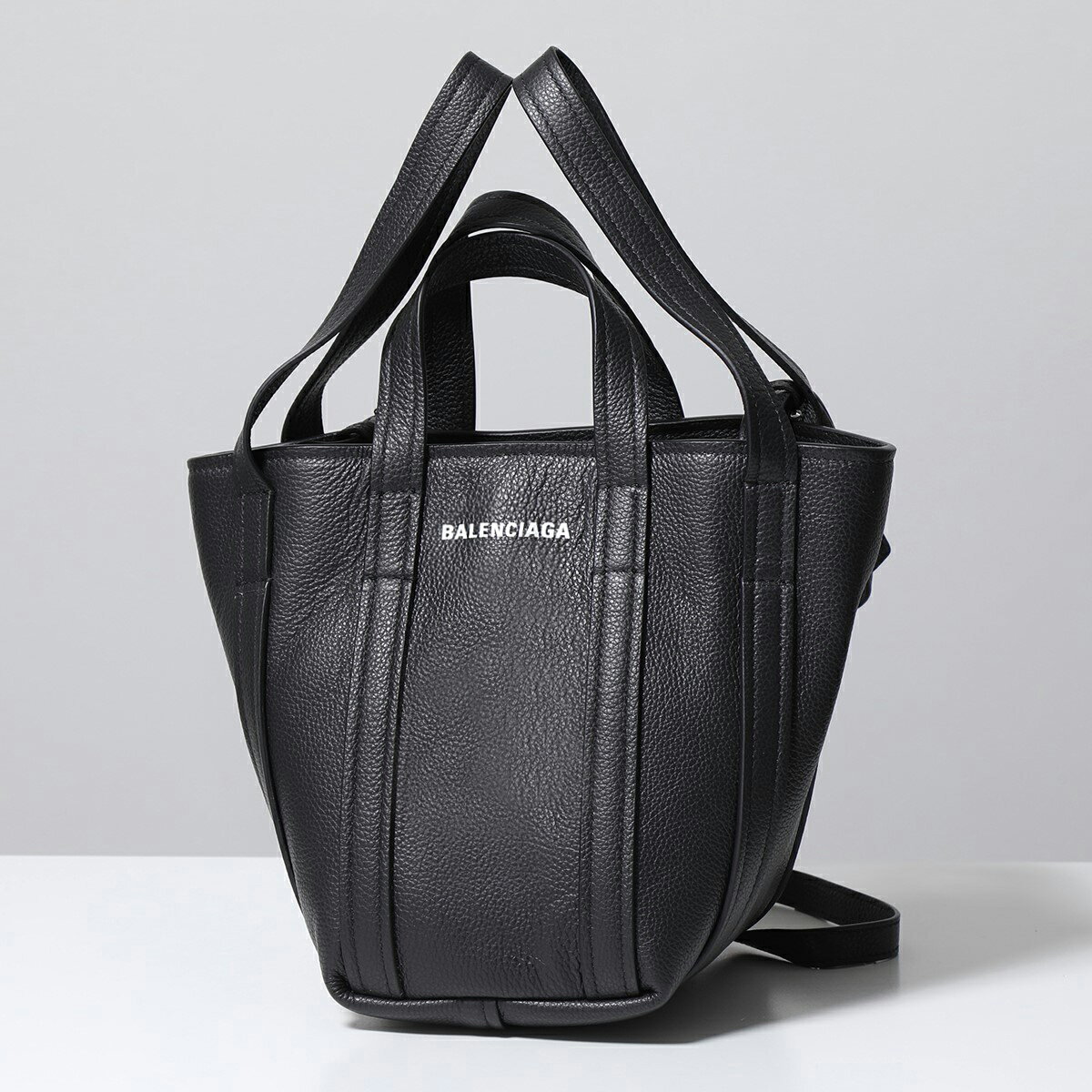 BALENCIAGA バレンシアガ ハンドバッグ EVERYDAY XS NORTH-SOUTH エブリデイ 672793 15YUN レディース レザー ショルダーバッグ ミニトート バケットバッグ ロゴ 鞄 1090のサムネイル