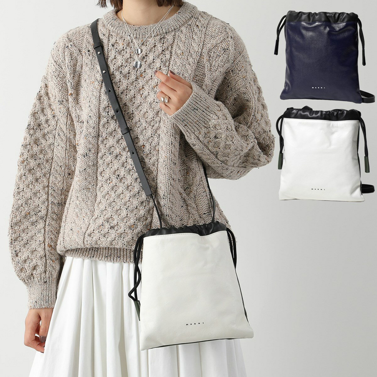 安いMARNI マルニ 巾着の通販商品を比較 | ショッピング情報のオークファン