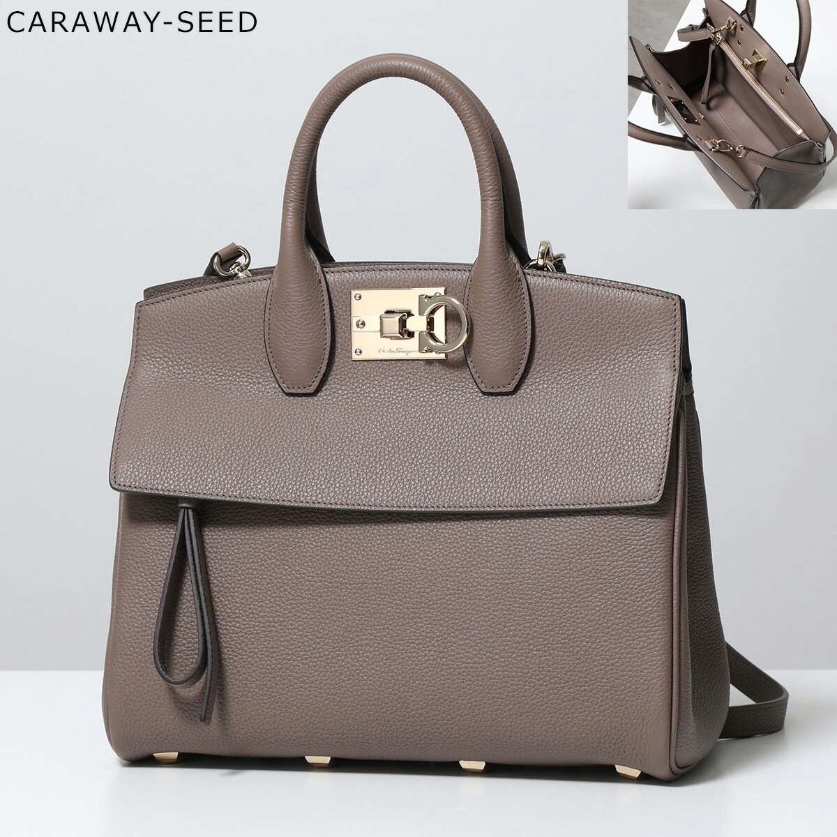 【最大2万円OFFクーポン対象・5/20限定】FERRAGAMO フェラガモ ハンドバッグ STUDI...