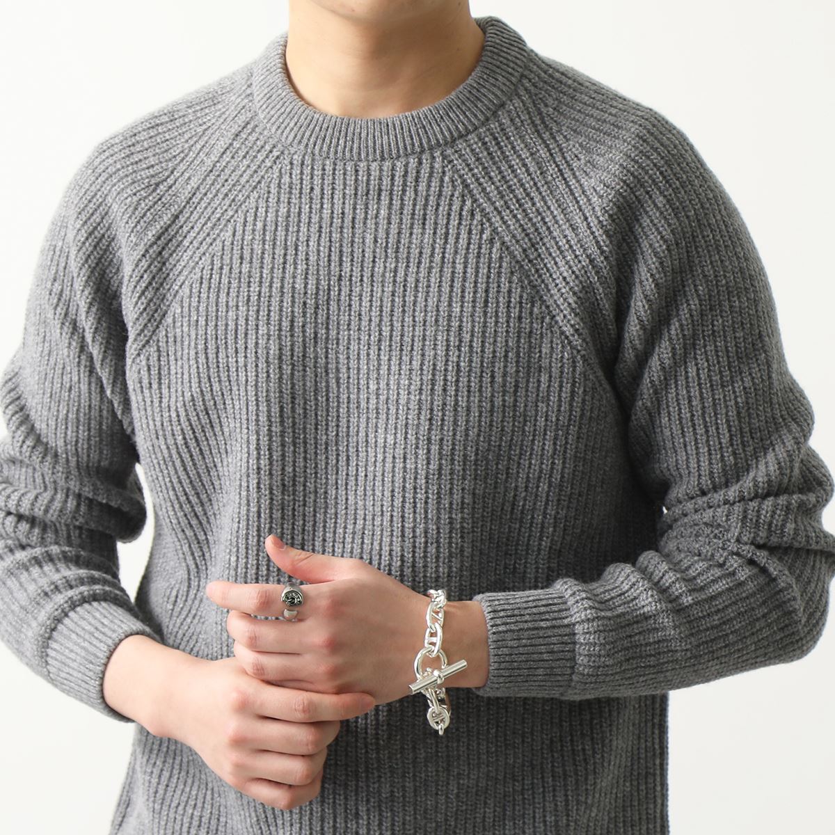 エルメス ブレスレット シェーヌダンクル TGM HERMES Chaine DAncre H101995B メン...