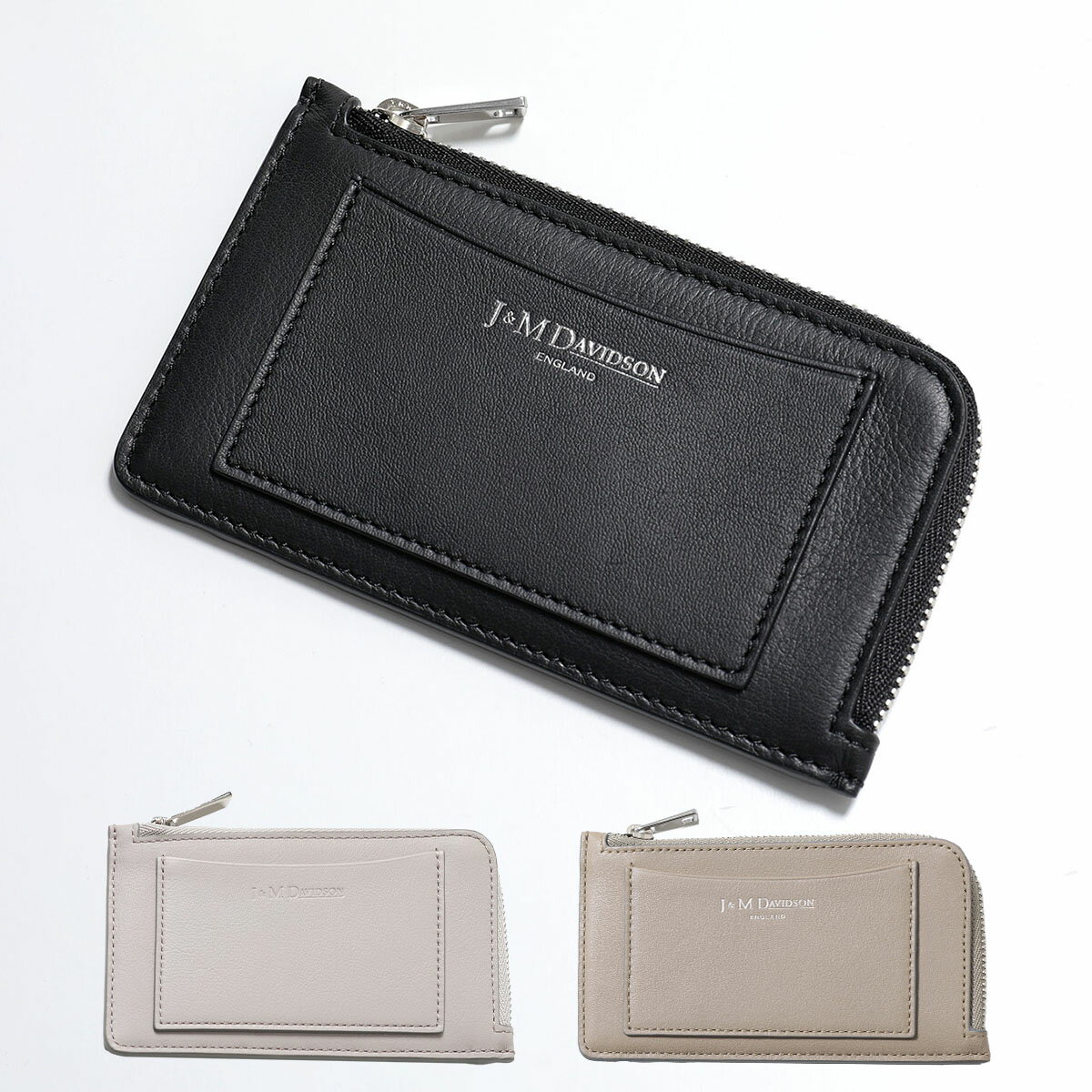 J&M DAVIDSON コインケース カードケース ZIP CARD HOLDER SZCH-0XX-SCXX レディース レザー フラグメントケース カラー3色のサムネイル