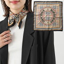 BURBERRY バーバリー スカーフ HERTG STP BRDR 8053183 レディース 45×45 ロゴ ヴィンテージチェック シルク スクエア ストライプ A7026/ARCHIVE-BEIGE【po_fifth】