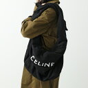 セリーヌ ショルダーバッグ（レディース） CELINE セリーヌ スウェットバッグ MEDIUM SWEAT BAG MOLLETON 110202EKO.38SI レディース ショルダーバッグ ミディアム ロゴ モレトン ショール 鞄 BLACK