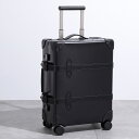 GLOBE TROTTER グローブトロッター キャリーケース Centenary 4x Wheel Carry On Case センテナリー キャリーオン メンズ トラベルバッグ 鞄 Black/Black