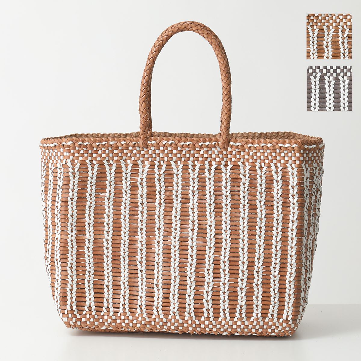 dragon diffusion ドラゴン ディフュージョン 8852 BALIBASKET BIG カラー2色 レザー メッシュバッグ トートバッグ ハンドバッグ 鞄 レディースのサムネイル