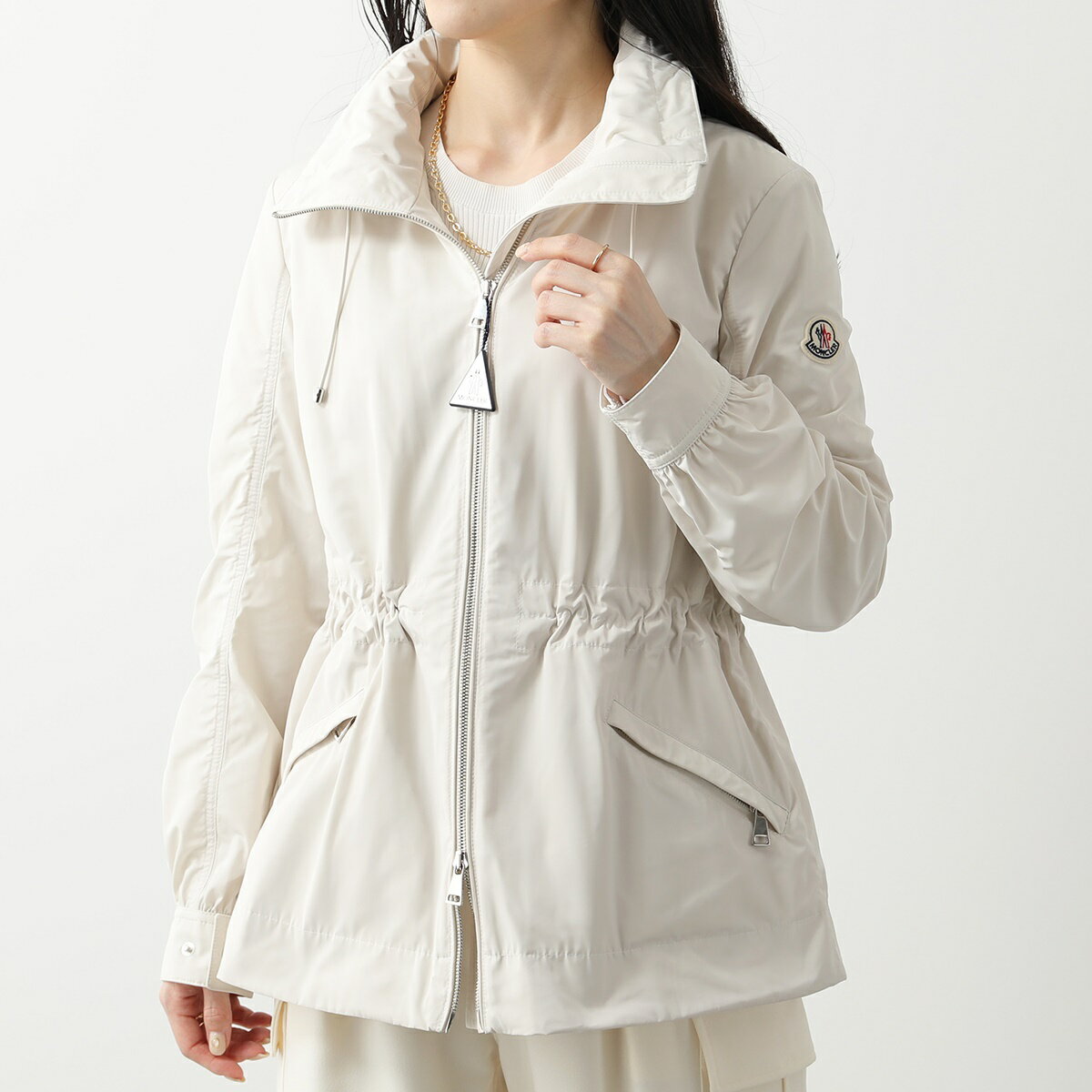 MONCLER モンクレール パーカージャケット ENET エネット 1A00099 54543 レディース ポリエステル アウター ブルゾン ジッパー 長袖 ミドル丈 内蔵フード 050のサムネイル