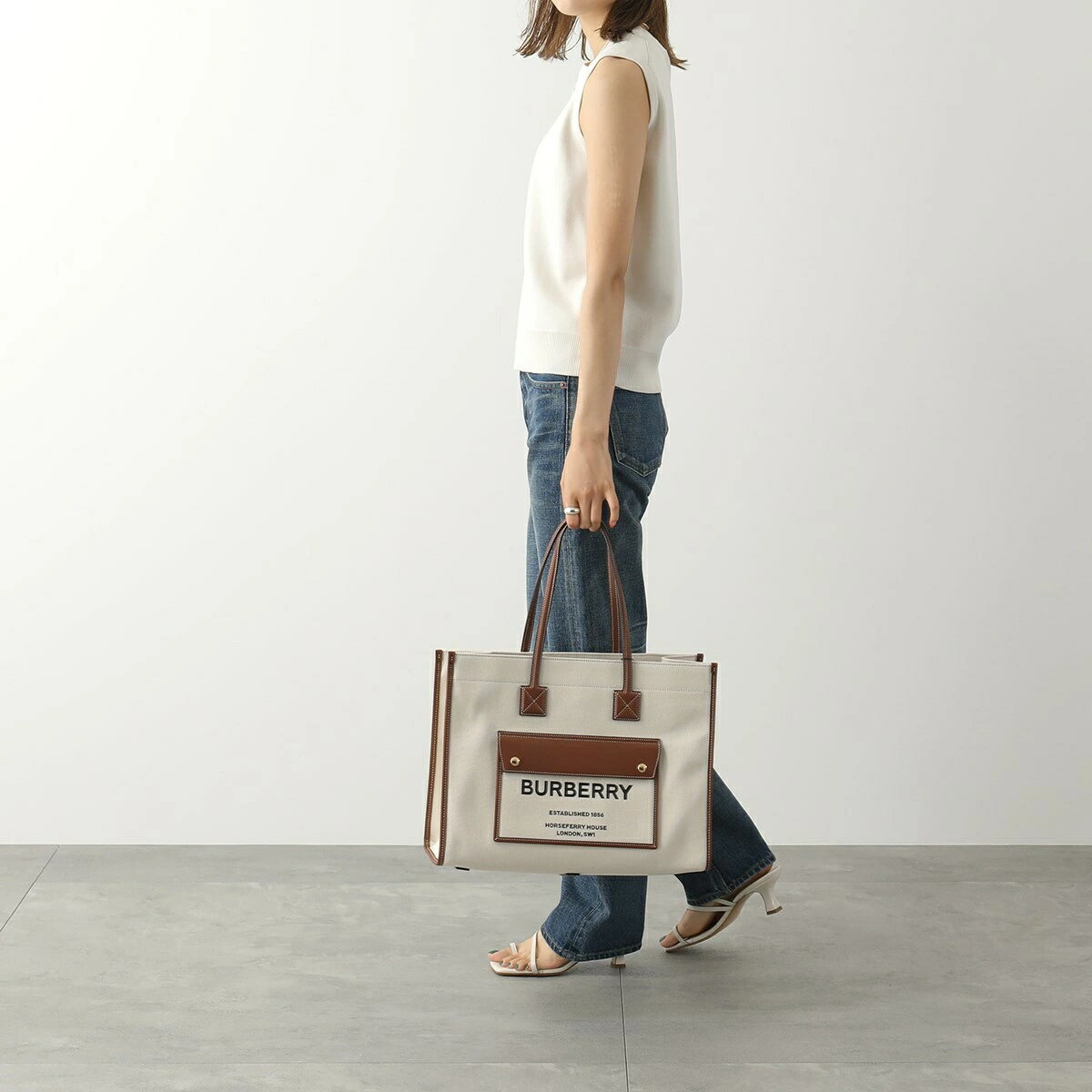 【最大2万円OFFクーポン対象・5/17～5/18限定】BURBERRY バーバリー トートバッグ ...