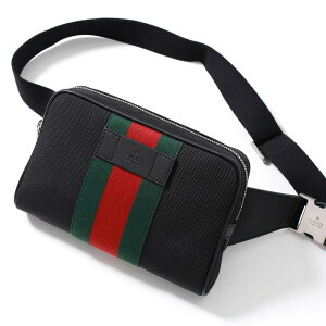 GUCCI グッチ ボディバッグ 630919 KWTKN メンズ ベルトバッグ ロゴ キャンバス×レザー シェリーライン ウエストポーチ 鞄 8251【cp_fivee】