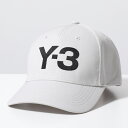 Y-3 ワイスリー ベースボールキャップ LOGO CAP H62982 メンズ ロゴ刺繍 帽子 TALC