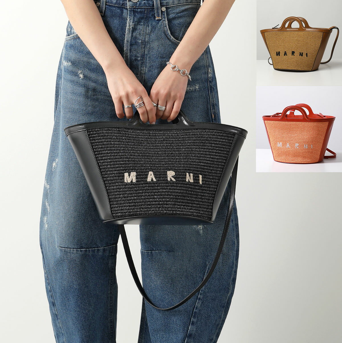 MARNI マルニ かごバッグ TROPICALIA SMALL トロピカリア BMMP0068Q0 P3860 レディース ハンドバッグ ショルダーバッグ ロゴ 鞄 カラー8色