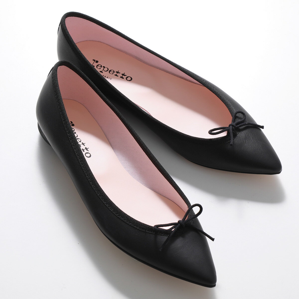 repetto レペット バレエシューズ Brigitte Ballerinas V1556VE レディース レザー ポインテッドトゥ パンプス フラットシューズ 靴 410/Noir【po_sannn】