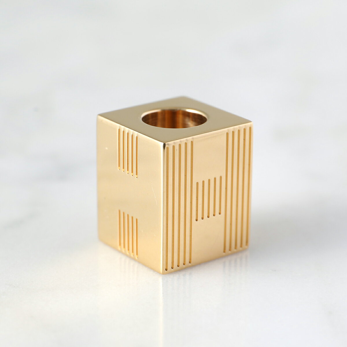 HERMES エルメス ツイリーリング Cube Totem Twilly ring キューブ トーテム H603472S レディース スカーフリング メタル Hロゴ GD/ゴールドのサムネイル