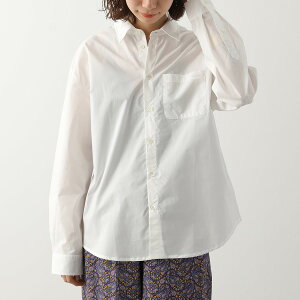 APC A.P.C. アーペーセー 長袖 シャツ chemise boyfriend brode COEVD F12550 コットン ロゴ刺繍 胸ポケット AAB/BLANC【cp_twen】