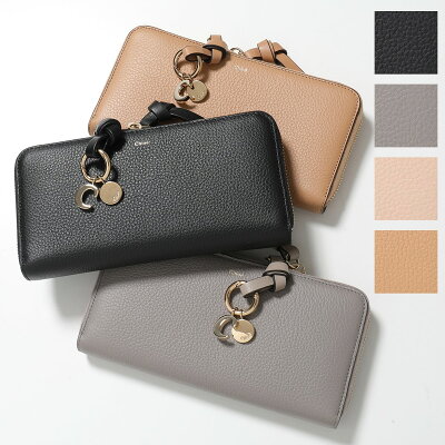 Chloe クロエ 長財布 ALPHABET アルファベット CHC21WP941 CHC17AP941 レディース レザー ラウンドファスナー Cロゴ メタルチャーム カラー5色
