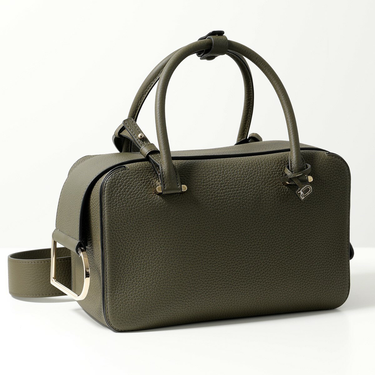 DELVAUX デルヴォー ショルダーバッグ Cool Box MM クールボックス AA0457AQY0ADJDP レディース レザー ハンドバッグ クロスボディ 鞄 Kaki-Noirのサムネイル