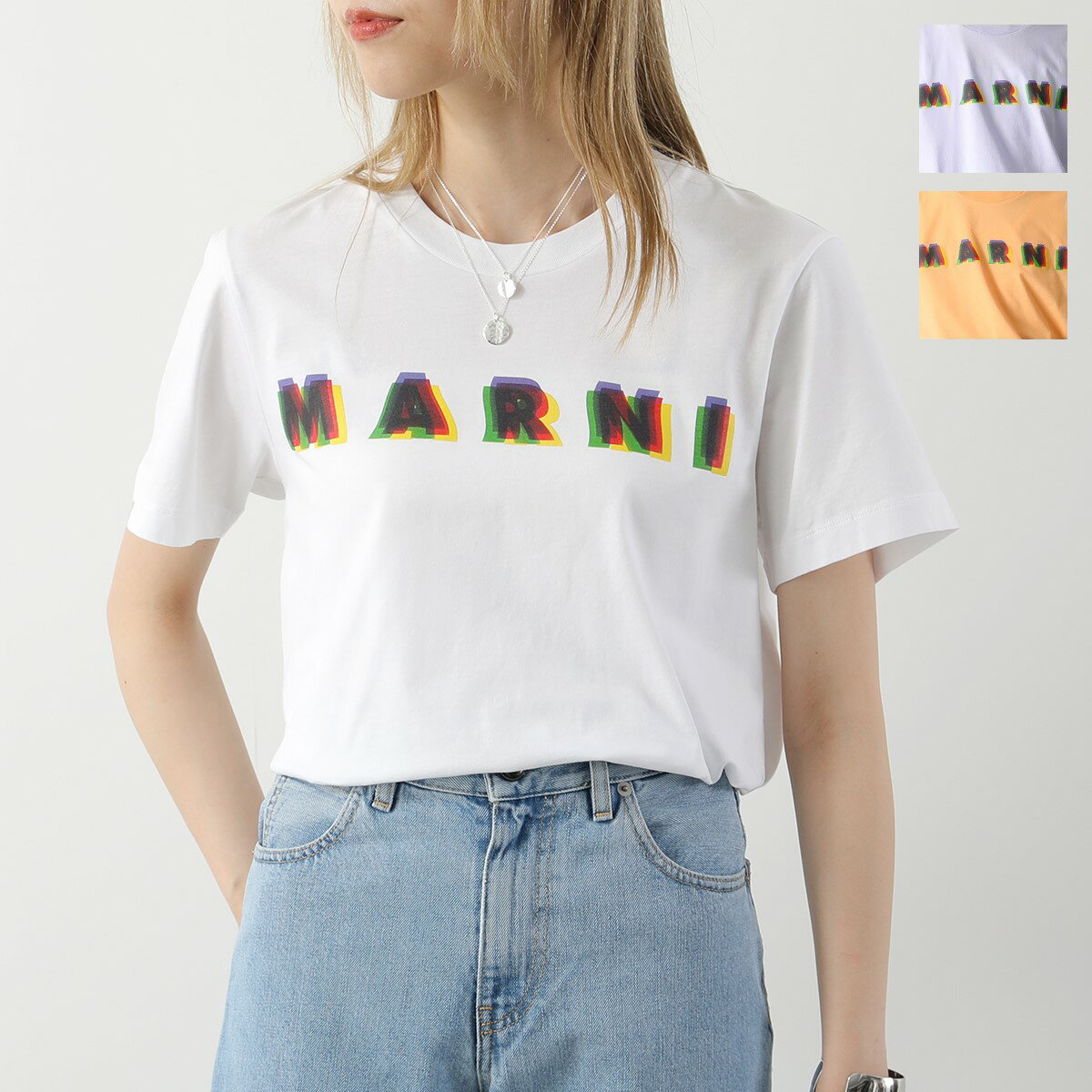 MARNI マルニ 半袖Tシャツ HUMU0198PE USCV