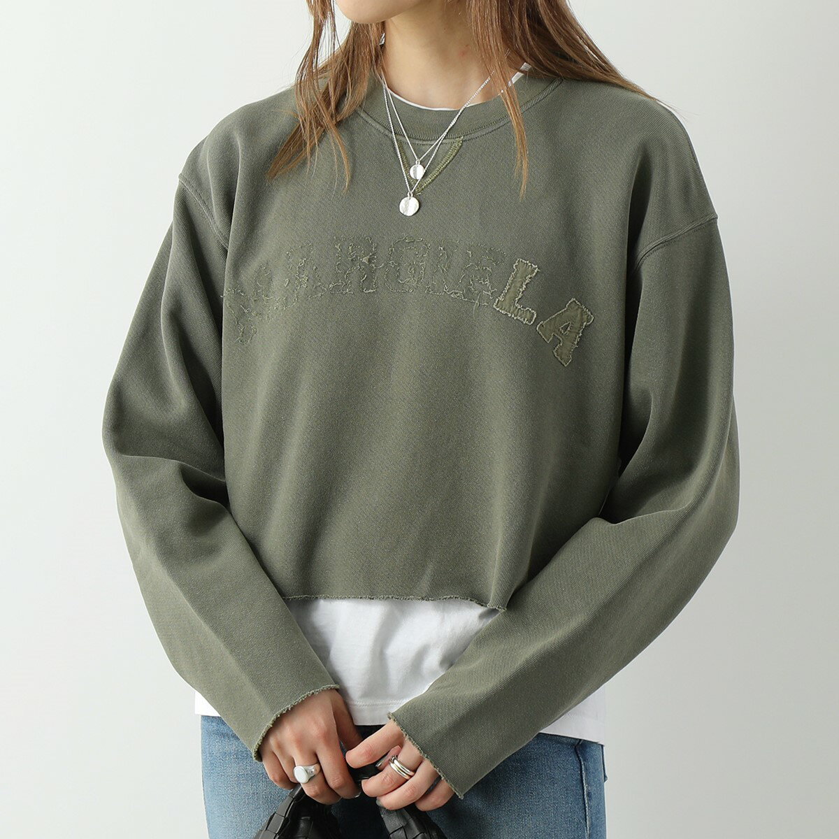 MAISON MARGIELA 1 10 メゾンマルジェラ トレーナー S51GU0123 S25580 レディース ロゴ スウェット クルーネック 裏起毛 長袖 740 【po_fivee】【dc_kikaku】のサムネイル