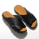 CAMPER カンペール サンダル Brutus Sandal ブルートゥスサンダル K201321-014 レディース レザー EVA クロスベルト フラット コンフォート 靴 Black【po_fifth】