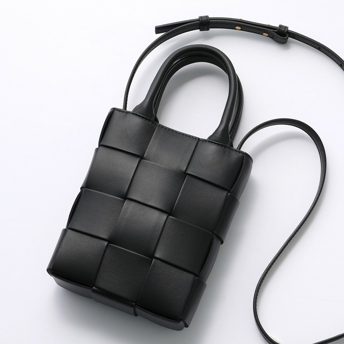 BOTTEGA VENETA ボッテガヴェネタ ショルダーバッグ MINI CASSETTE ミニ カセット 747755 VMAY1 レディース ハンドバッグ マキシイントレ 鞄 8425/BLACK【po_fifth】のサムネイル