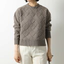 BOTTEGA VENETA ボッテガヴェネタ ニット 753728 V36Y0 レディース セーター イントレチャート クルーネック 1540/RIVERBED