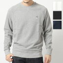 MAISON KITSUNE メゾンキツネ トレーナー GM00333KM0002 GREY FOX HEAD PATCH CLASSIC メンズ クルーネック 長袖 スウェット カラー3色