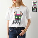 DSQUARED2 ディースクエアード Tシャツ S80GC0061 S23009 レディース 半袖 カットソー ICON ロゴT クルーネック コットン カラー2色【po_fifth】