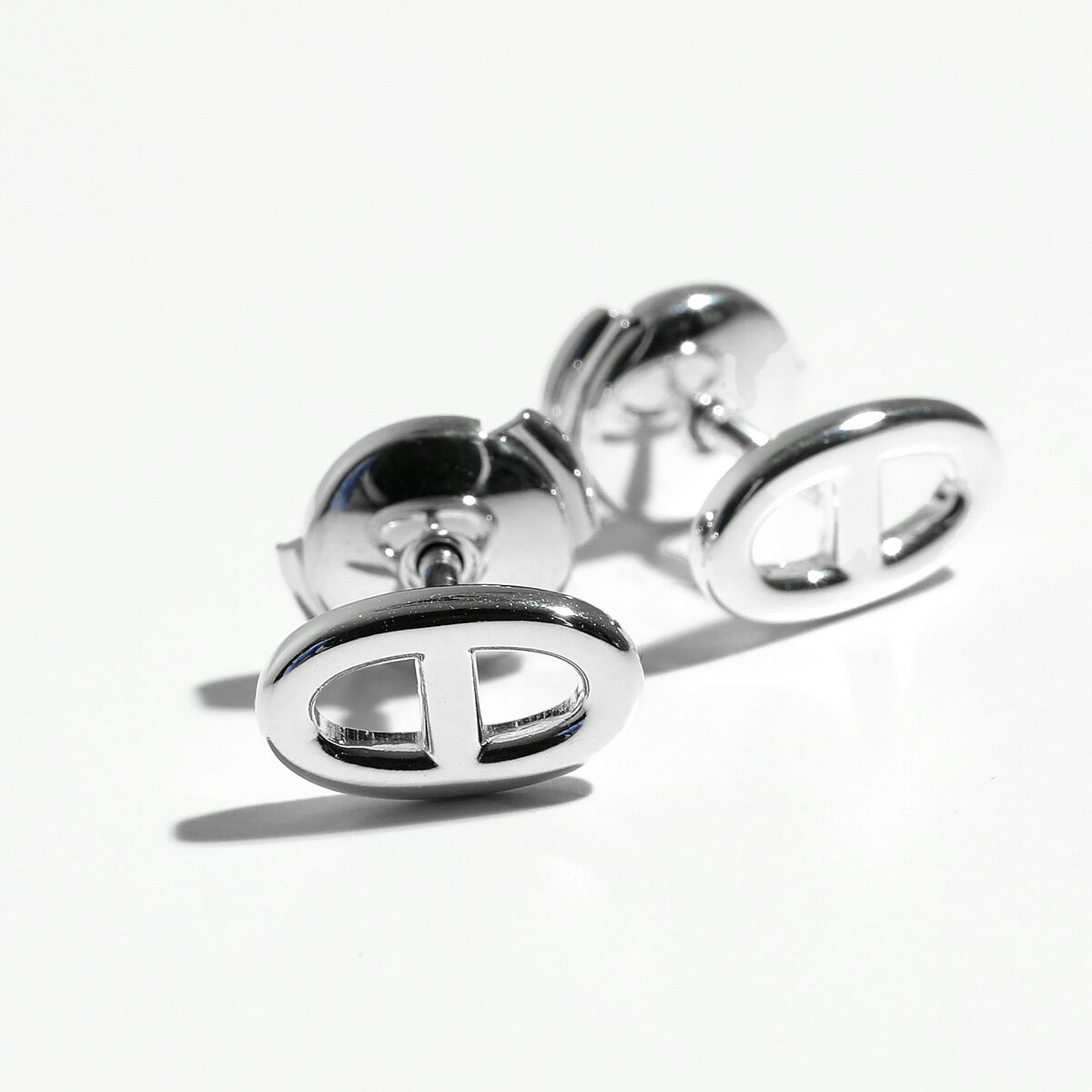 HERMES エルメス ピアス シェーヌダンクル TPM Chaine dAncre H113503B レディース ミニ スタッド アクセサリー silver925 ロゴ ARGENT/シルバーのサムネイル