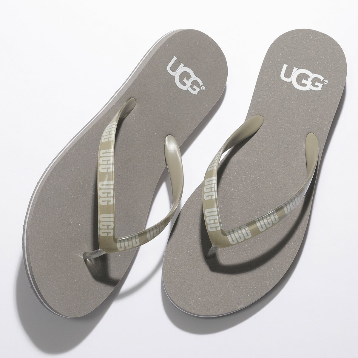 UGG アグ 1099831 W SIMI GRAPHIC シミ グラフィック トング ビーチサンダル ビーサン ロゴ 靴 OYSTER レディースのサムネイル