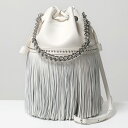 J&M DAVIDSON フリンジ カーニバル MEDIUM FRINGE CARNIVAL WITH STUDS LMDC 1XX SCNP 1855N 7502 レディース スタッズ レザー 巾着 ショルダーバッグ 鞄 015S 0150S
