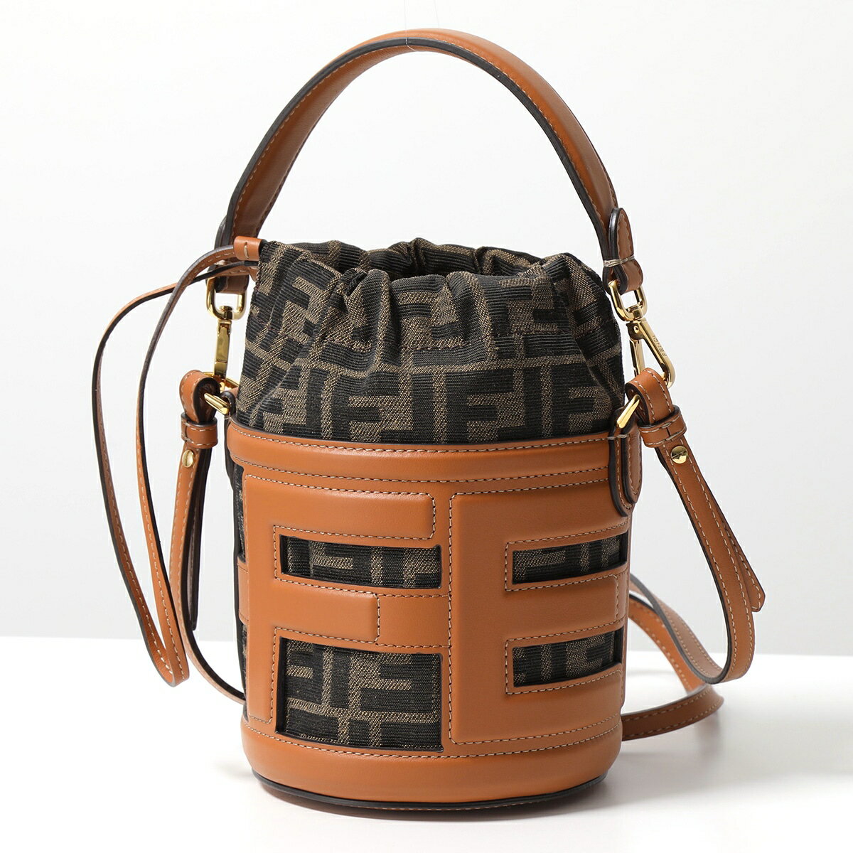 フェンディ ミニバッグ レディース FENDI フェンディ ショルダーバッグ STEP OUT MINI ステップ アウト スモール 8BS079 APES レディース ハンドバッグ クロスボディ FF柄 ロゴ ズッカ柄 鞄 F1LEN/BRANDY+TAB+MR+OS【po_fifth】