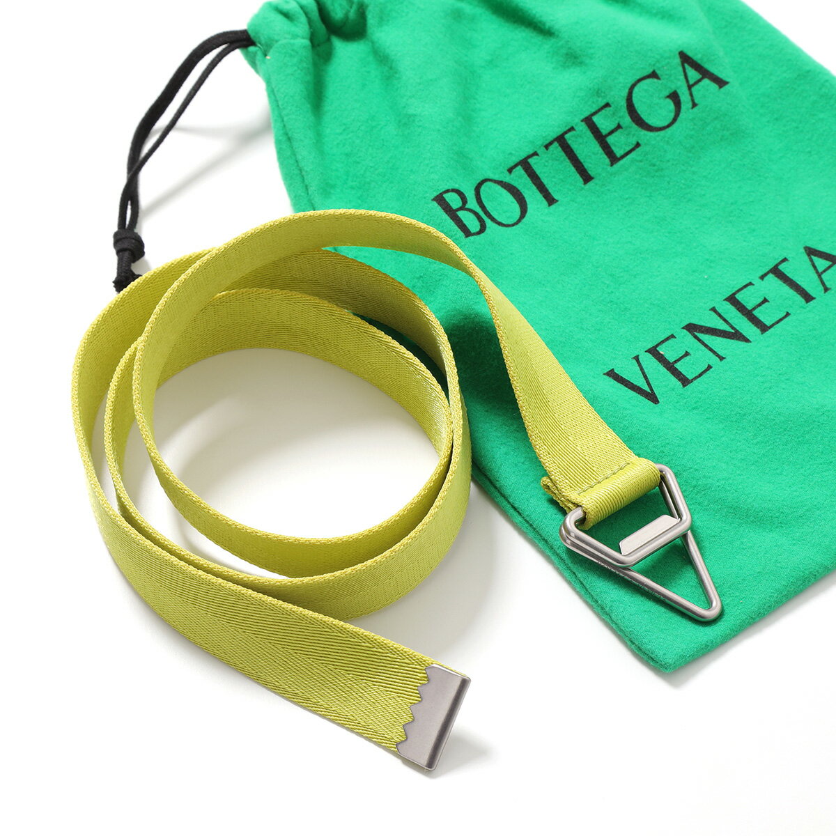 ボッテガヴェネタ ベルト（メンズ） BOTTEGA VENETA ボッテガヴェネタ ベルト 690762 V0ER0 メンズ トライアングル 3560/Lime