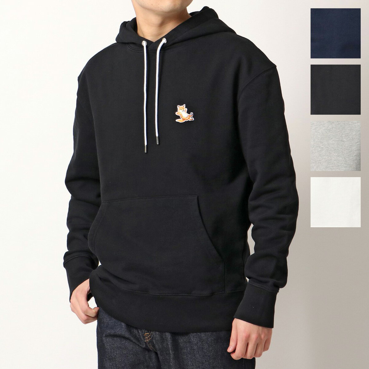 MAISON KITSUNE メゾンキツネ パーカー CHILLAX FOX PATCH CLASSIC HOODIE IU00355KM0001 メンズ スウェット プルオーバー カラー3色のサムネイル