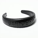 BURBERRY バーバリー カチューシャ LTHR DEBOSS HEADBAND 8072550 レディース ヘアバンド エンボスロゴ レザー ヘアアクセサリー A1189/BLACK【po_fifth】