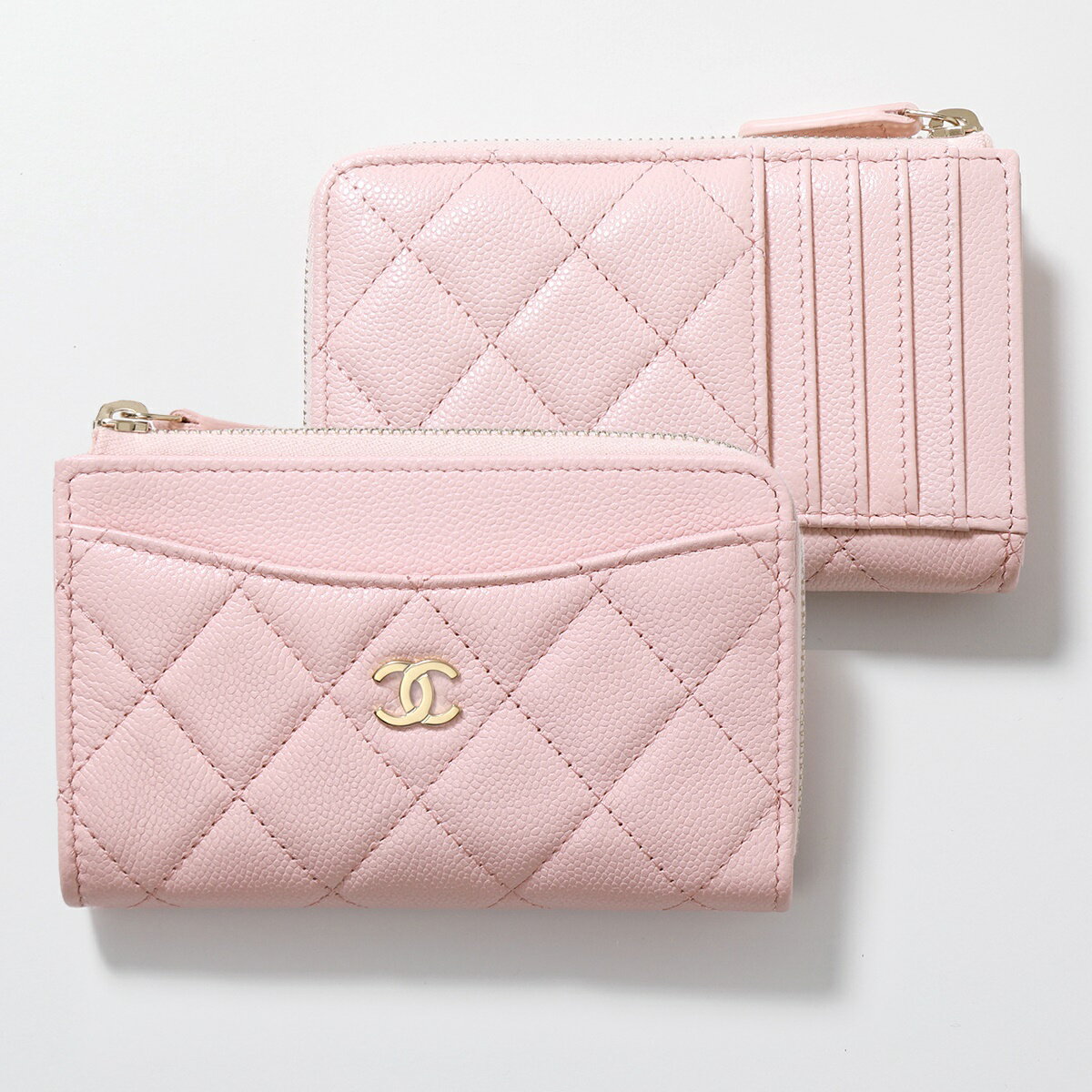 CHANEL シャネル フラグメントケース AP3179 B10583 MATELASSE マトラッセ レディース コインケース カードケース キルティング レザー ココマーク ミニ財布 NR644のサムネイル