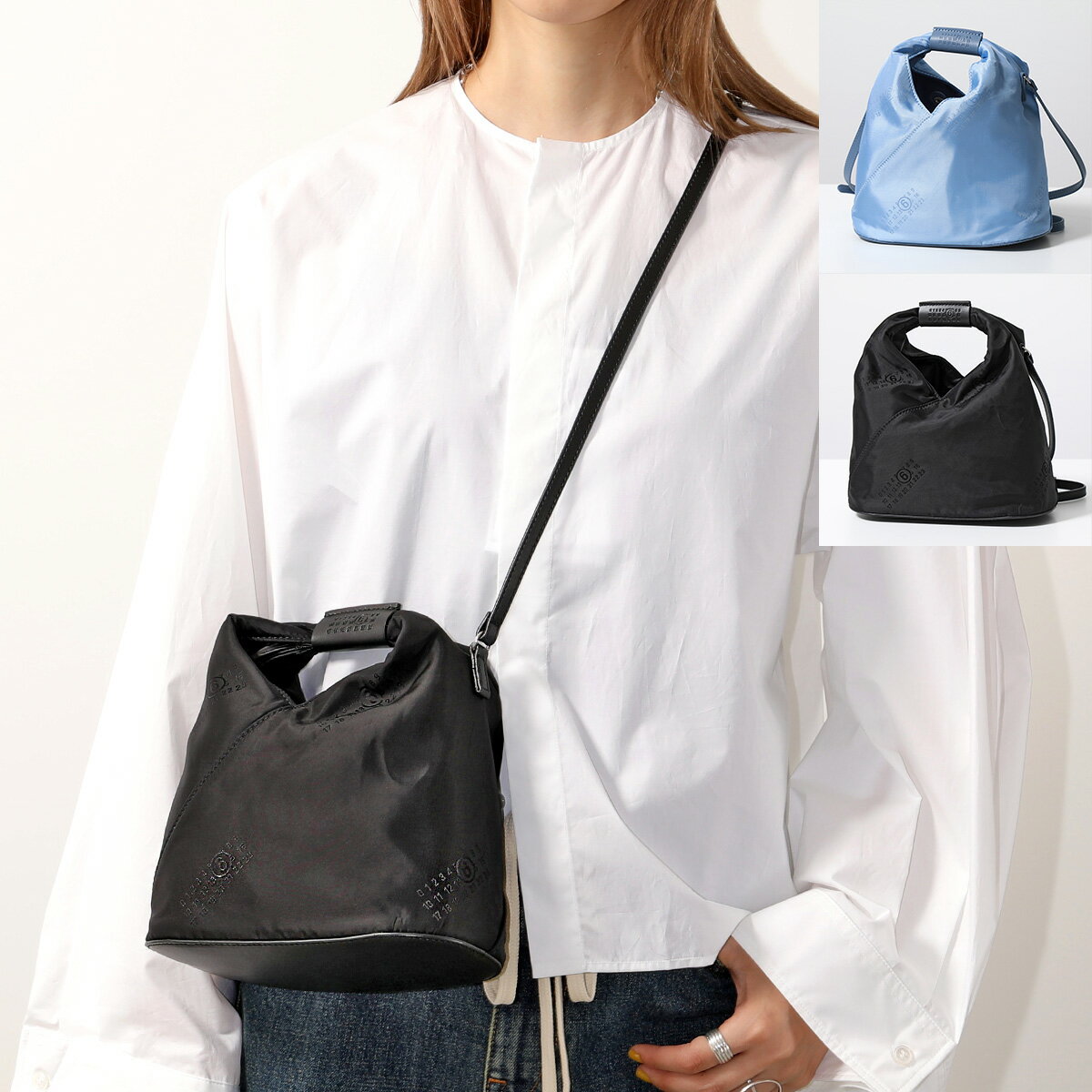 MM6 エムエムシックス メゾンマルジェラ ショルダーバッグ Japanese ジャパニーズ SB6WD0026 P6197 レディース サテン クラシック 鞄 カラー2色のサムネイル