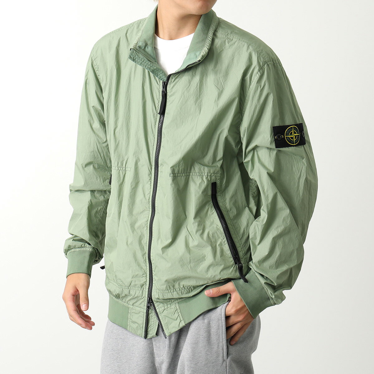 STONE ISLAND ストーンアイランド ブルゾン GARMENT DYED CRINKLE REPS NY 781542822 メンズ ジャケット ジップアップ ナイロン V0055