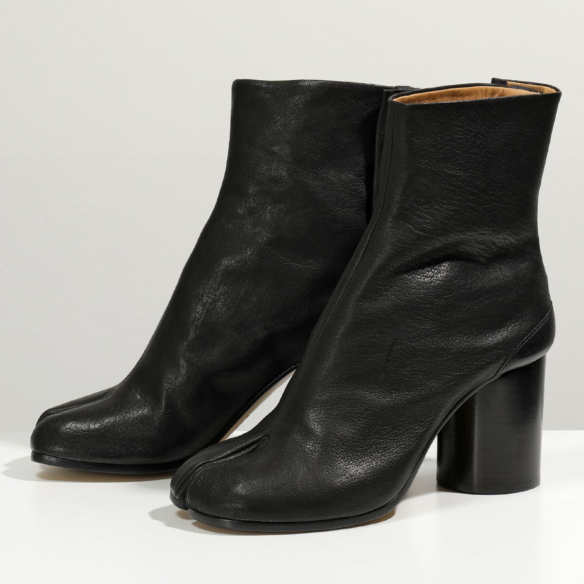 MAISON MARGIELA マルジェラ 足袋ブーツ S58WU0260 P3753 レディース 靴 ヴィンテージレザー 7.5cmヒール ショートブーツ T8013のサムネイル