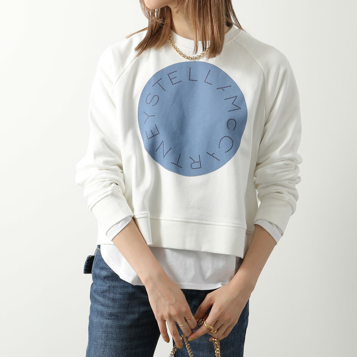 楽天インポートセレクト museeSTELLA McCARTNEY KIDS ステラマッカートニー キッズ トレーナー TS4C00 Z0499 レディース ガールズ スウェット ステラロゴ クルーネック 長袖 101