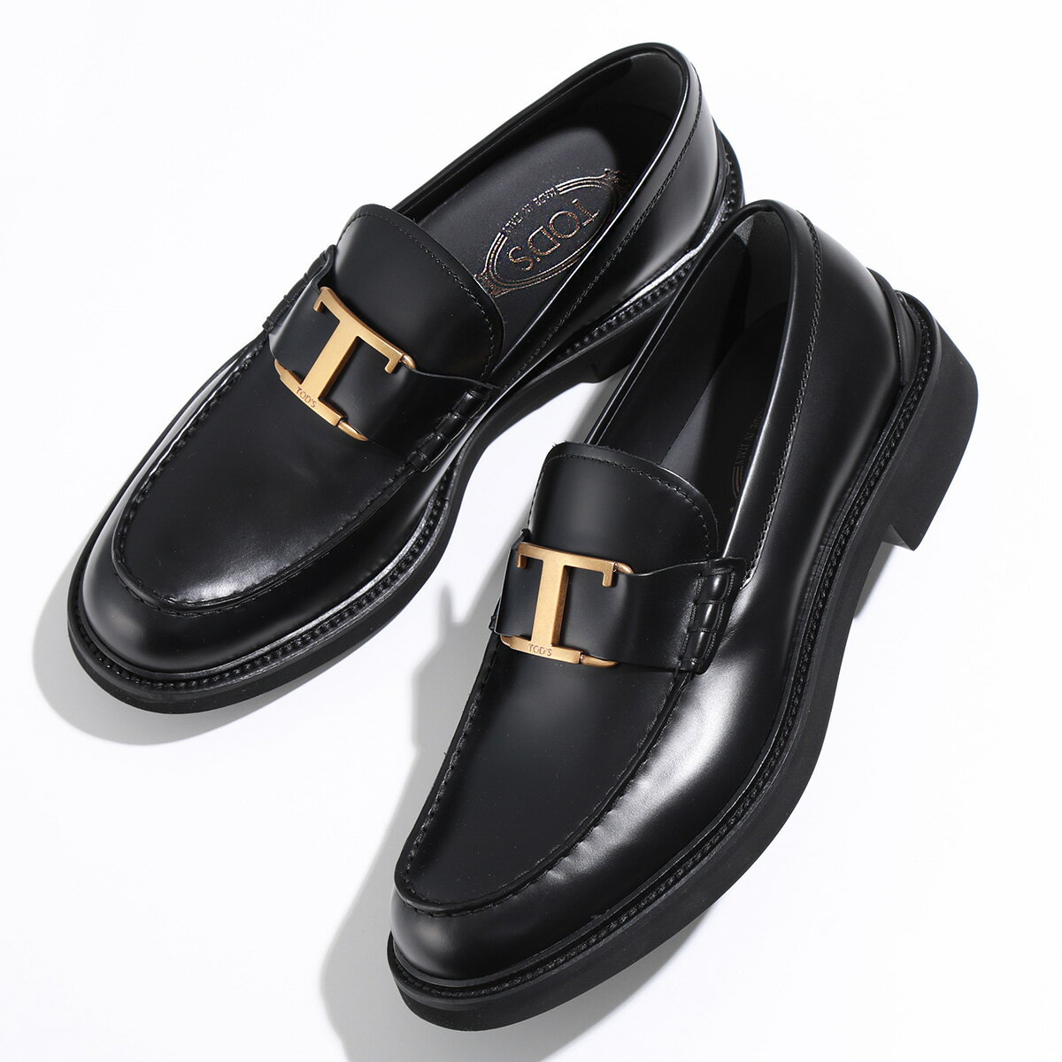 TODS トッズ ローファー MID T SEMIFORMALE XXM06H0ER60LYG メンズ T TIMELESS Tタイムレス レザー シューズ 靴 B999/LYG-NERO【cp_ten】