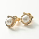 SALVATORE FERRAGAMO フェラガモ 76 0121 001 アイコンモチーフ パール ピアス アクセサリー 001/CREAM-OROGLU レディース【po_fifth】